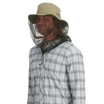 Шляпа Simms BugStopper Net Sombrero STONE