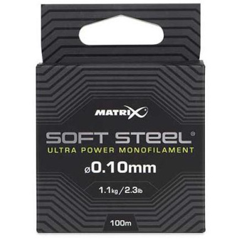 Монофильная леска Matrix Soft Steel Ultra Power 100м