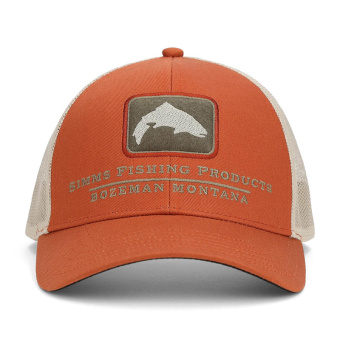 Кепка Simms Double Haul Icon Trucker Simms Orange