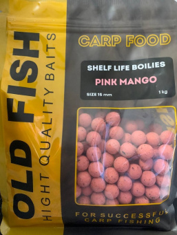 Бойлы тонущие OLD FISH BAITS - PINK MANGO