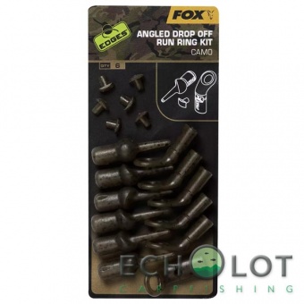 Набор для скользящей оснастки Fox Edges Camo Angled Drop Off Run Ring Kit