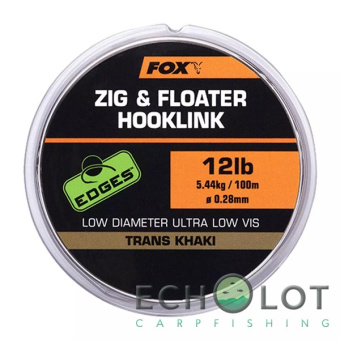 Монофильный поводковый материал Fox Zig & Floater Hooklink