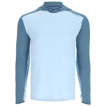 Термофутболка Simms Bugstopper Solarflex Hoody SKY/NEPTUNE