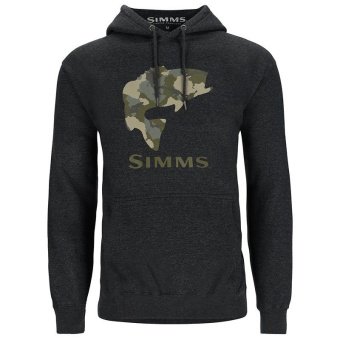 Толстовка Simms Bass Fill Hoody CHARCOAL HEATHER