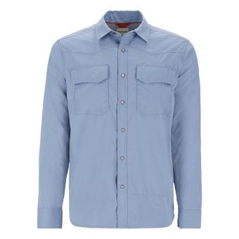 Рубашка Simms Big Sky Tech LS Shirt Albacore