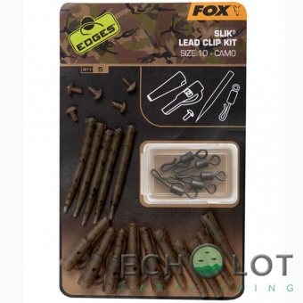 Набор безопасных клипс Fox Edges Camo Safety Lead Cip Kit (Размер 10)