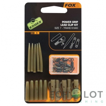 Набор безопасных клипс с усиленным конусом Fox Edges Power Grip Lead Clip Kit