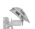 Серая ширма для приманок Preston Offbox Grey Bait Brolly Серая ширма для приманок Preston Offbox Grey Bait Brolly