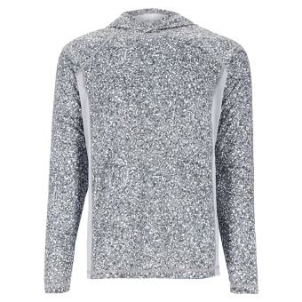 Футболка Simms Challenger Solar Hoody Pebble Steel