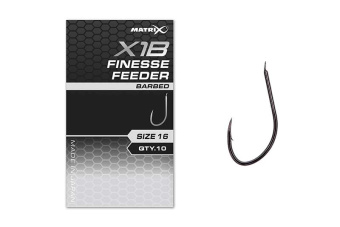 Фидерные крючки с бородкой Matrix X1B Finesse Feeder