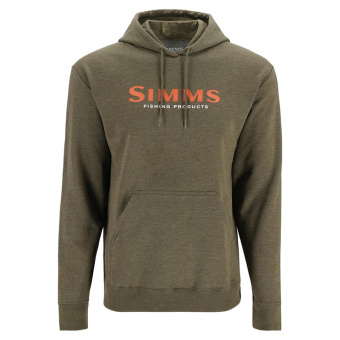 Толстовка Simms Logo Hoody Military Heather
