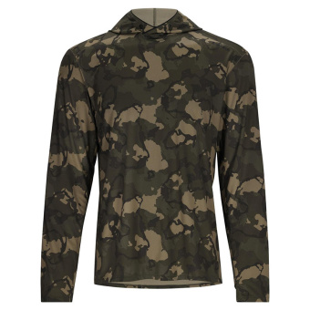 Термофутболка Simms Bugstopper Solarflex Hoody Regiment Camo Olive Drab