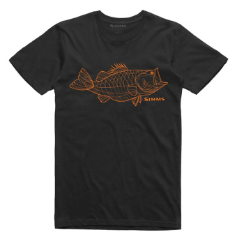 Футболка Simms Bass Line T-Shirt BLACK