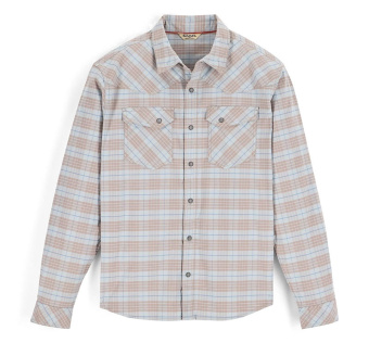 Рубашка Simms Brackett Flannel Shirt Drummond Plaid: Sterling