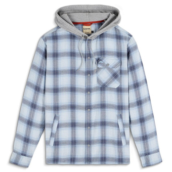 Рубашка Simms Santee Flannel Hoody Ely Plaid: Bimini