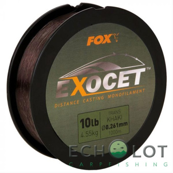 Леска монофильная Fox Exocet Mono Trans Khaki