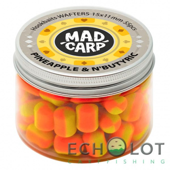 Вафтерсы Mad Carp Baits PINNEAPPLE & N'BUTYRIC (Ананас и Масляная кислота) Wafters