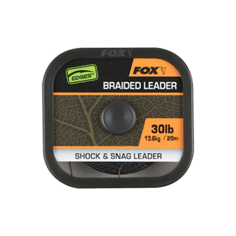 Плетеный шок-лидер Fox Edges Naturals Braided Leader 20м