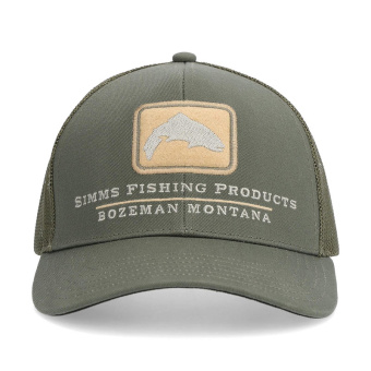 Кепка Simms Double Haul Icon Trucker Smokey Olive